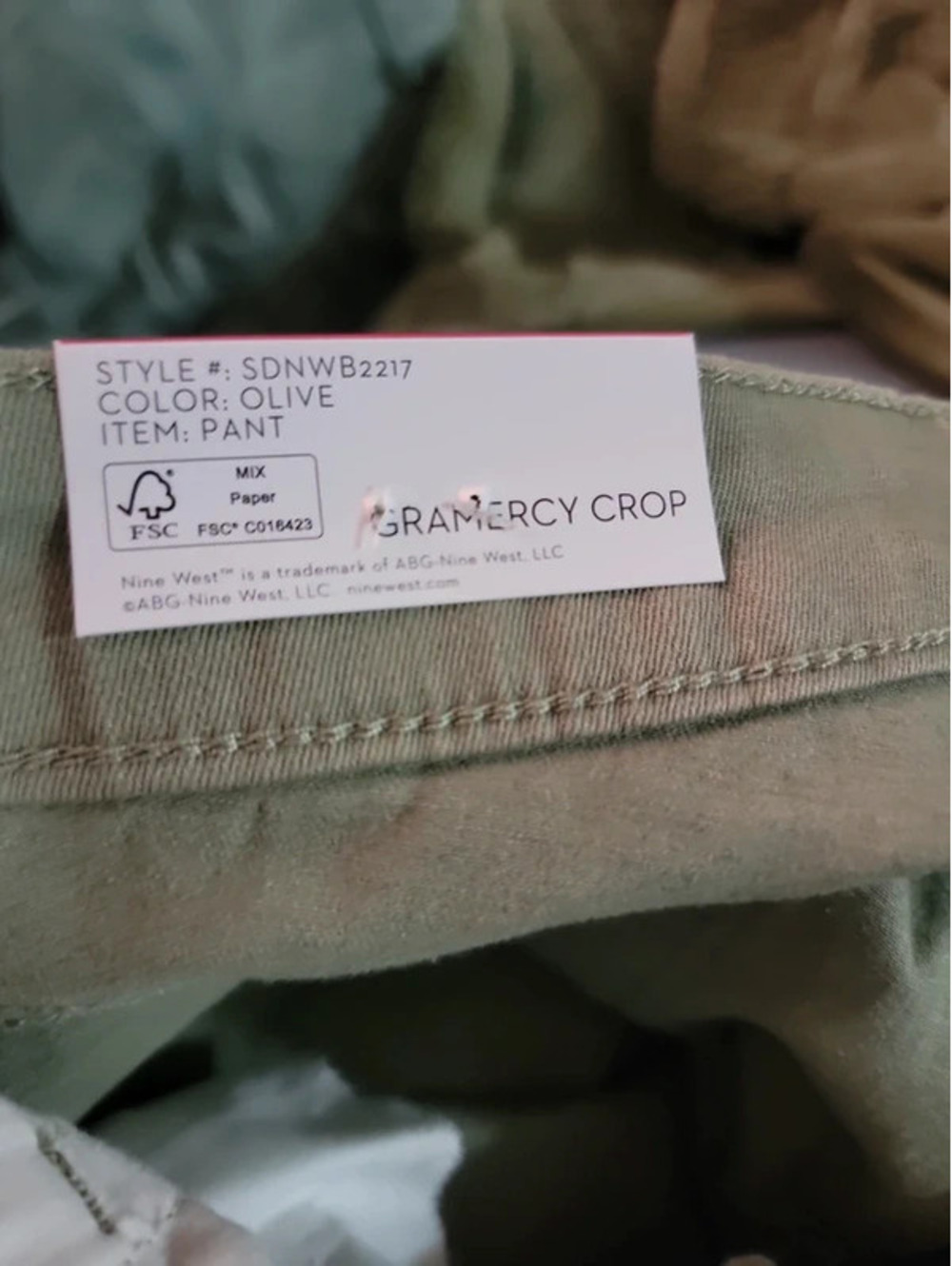 Nine west gramercy crop jeans size 14 - Picture 7 of 12